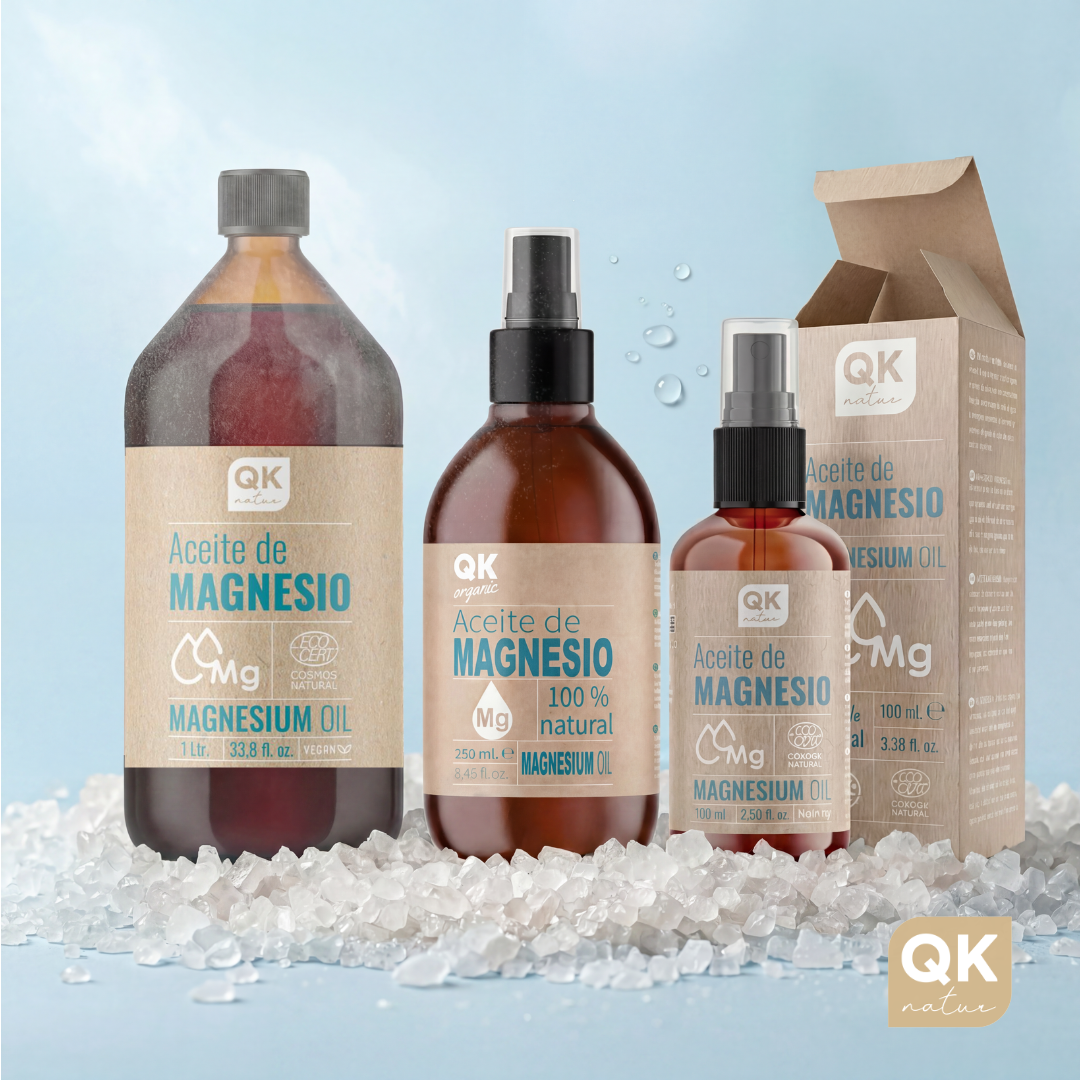 QKnatur - Aceite De Magnesio Spray 100% Puro 1L. - Ideal Para Deportistas, Articulaciones, Relajacion Muscular, Masajes_5