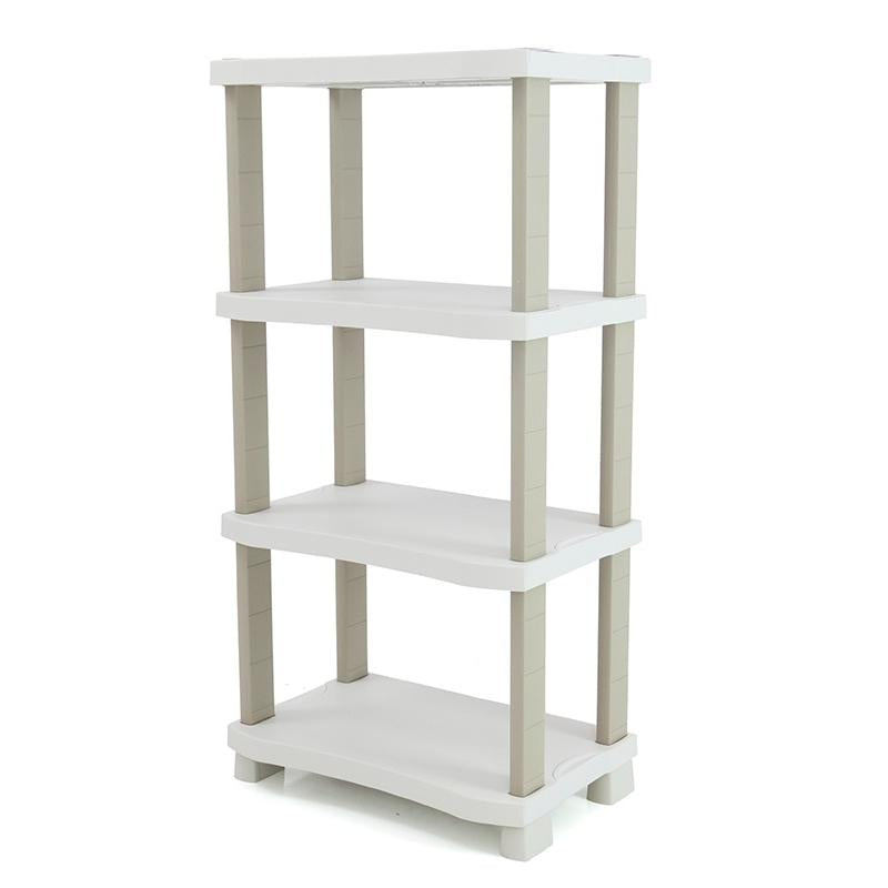 Estantería 70 cm con 4 estantes Space Saver Plastiken Beige
