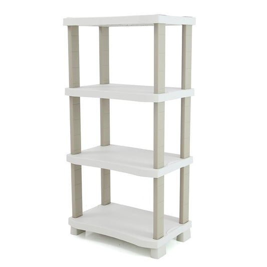 Estantería 70 cm con 4 estantes Space Saver Plastiken Beige