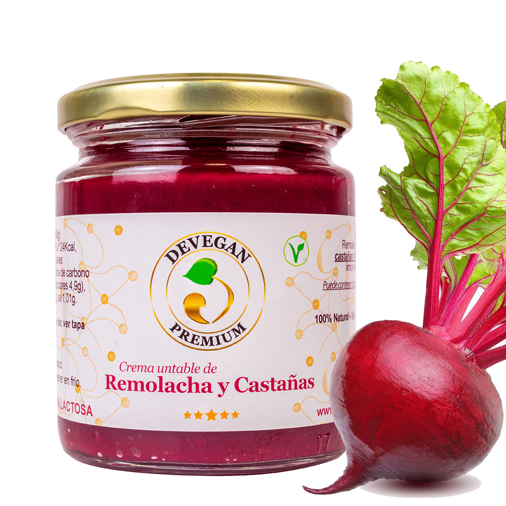 Mousse De Remolacha Y Castaña. 4 Unidades