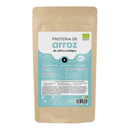 Proteina de Arroz 80% Eco Planeta Huerto, 250g