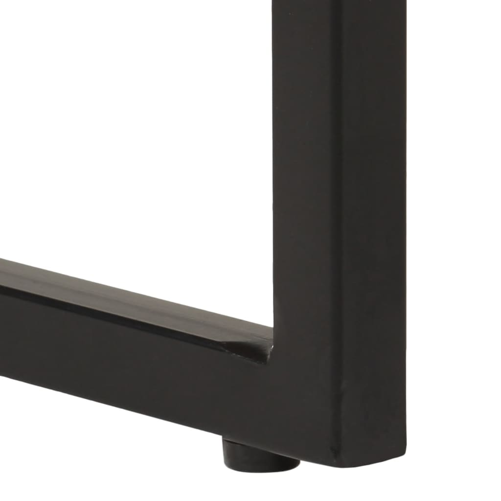 Mesa De Comedor Madera Maciza De Acacia Y Mango 160x70x76 Cm_4