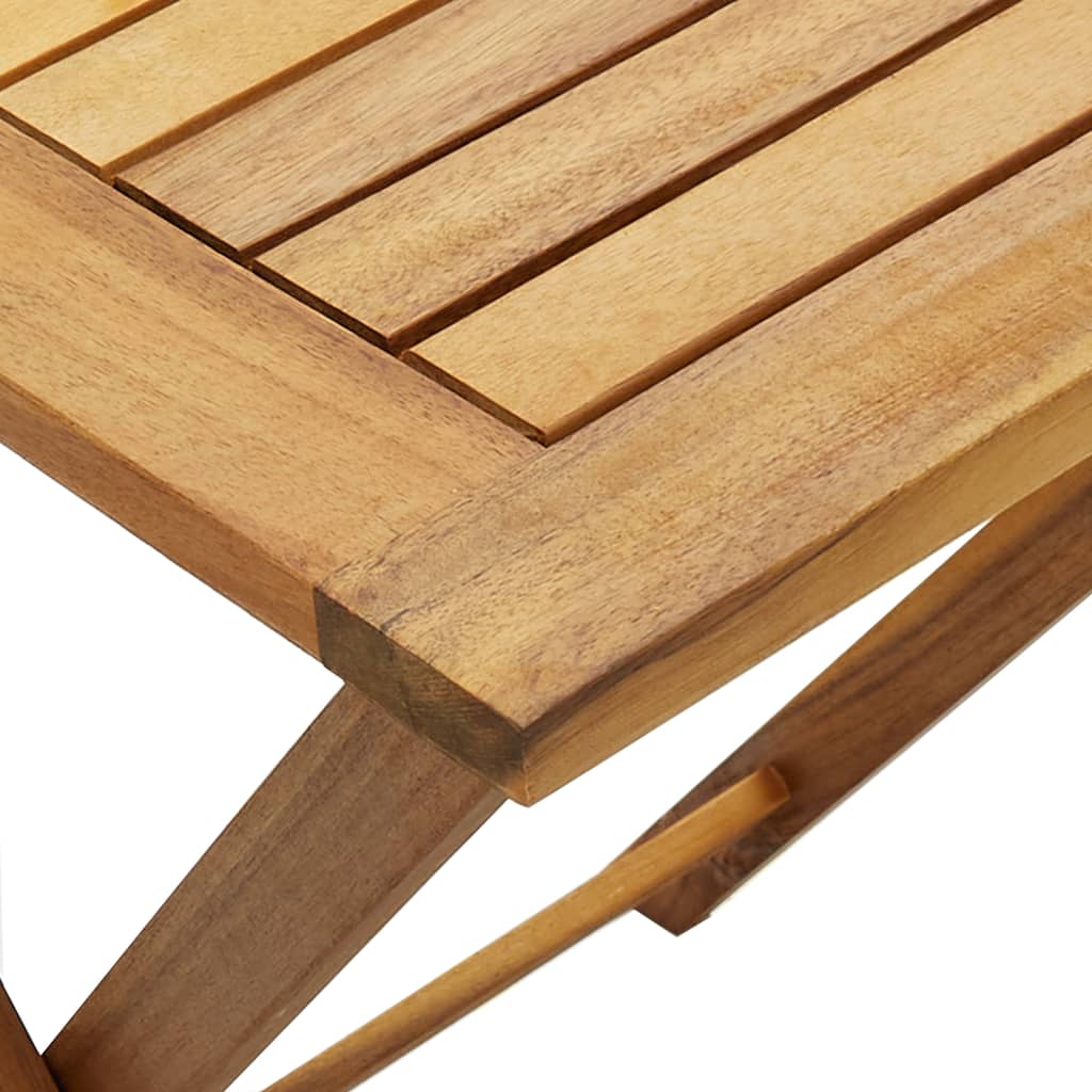 Vidaxl Mesa Y Sillas Bistró Plegables 3 Pzas Y Cojines Madera Maciza_5