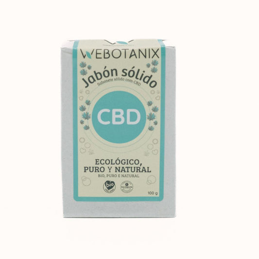 WeBotanix Jabón sólido CBD Bio 100 g CBD y Aloe Vera