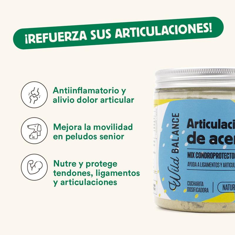 Articulaciones de Acero Suplemento natural para mascotas Wild Balance 100 g