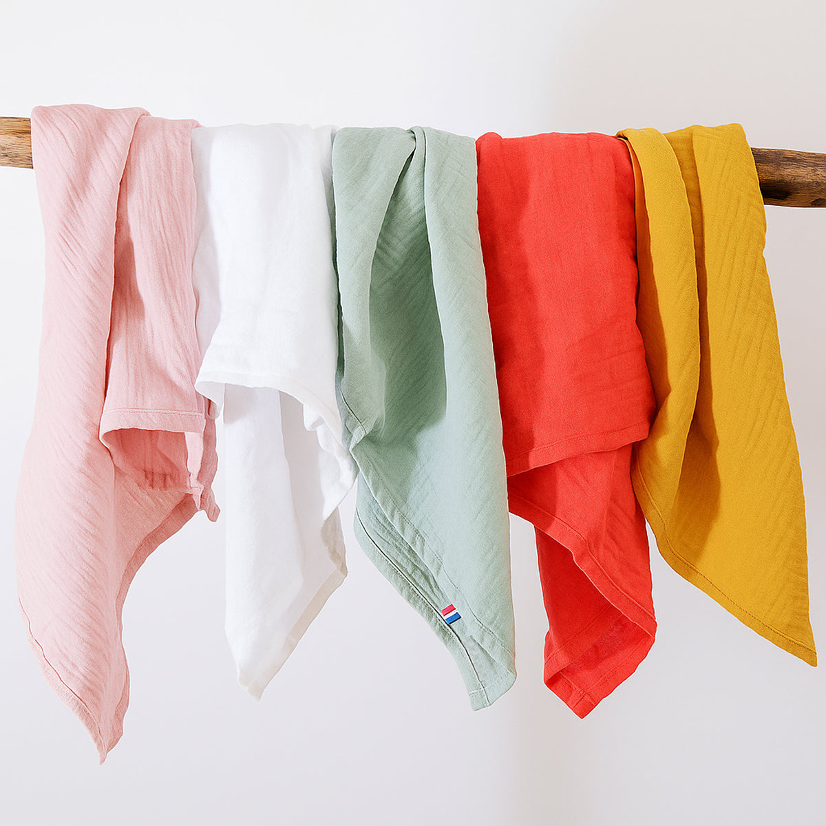 Pañales De Algodón Bio Rosa