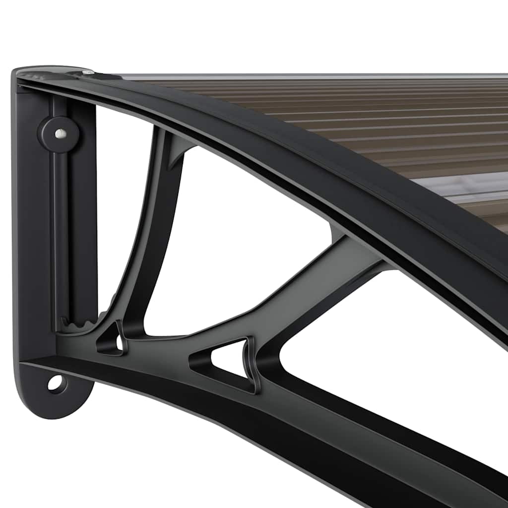 Marquesina De Puerta Pc Negro 200x75 Cm_5