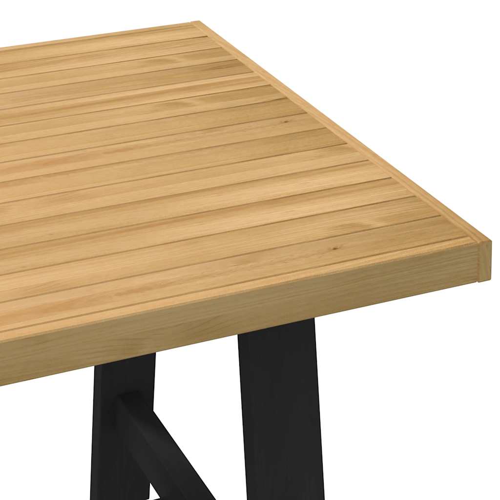Mesa Comedor Noain Patas Forma A Madera Maciza Pino 160x90x75cm_4