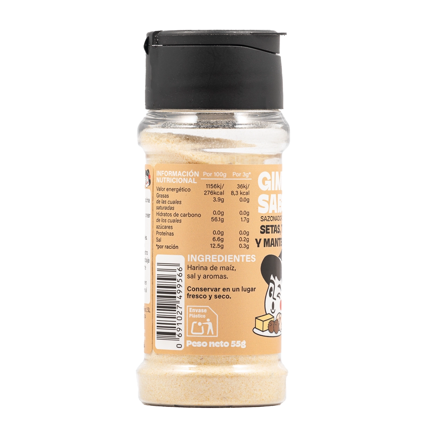 Sazonador vegetal sabor setas, trufa y mantequilla