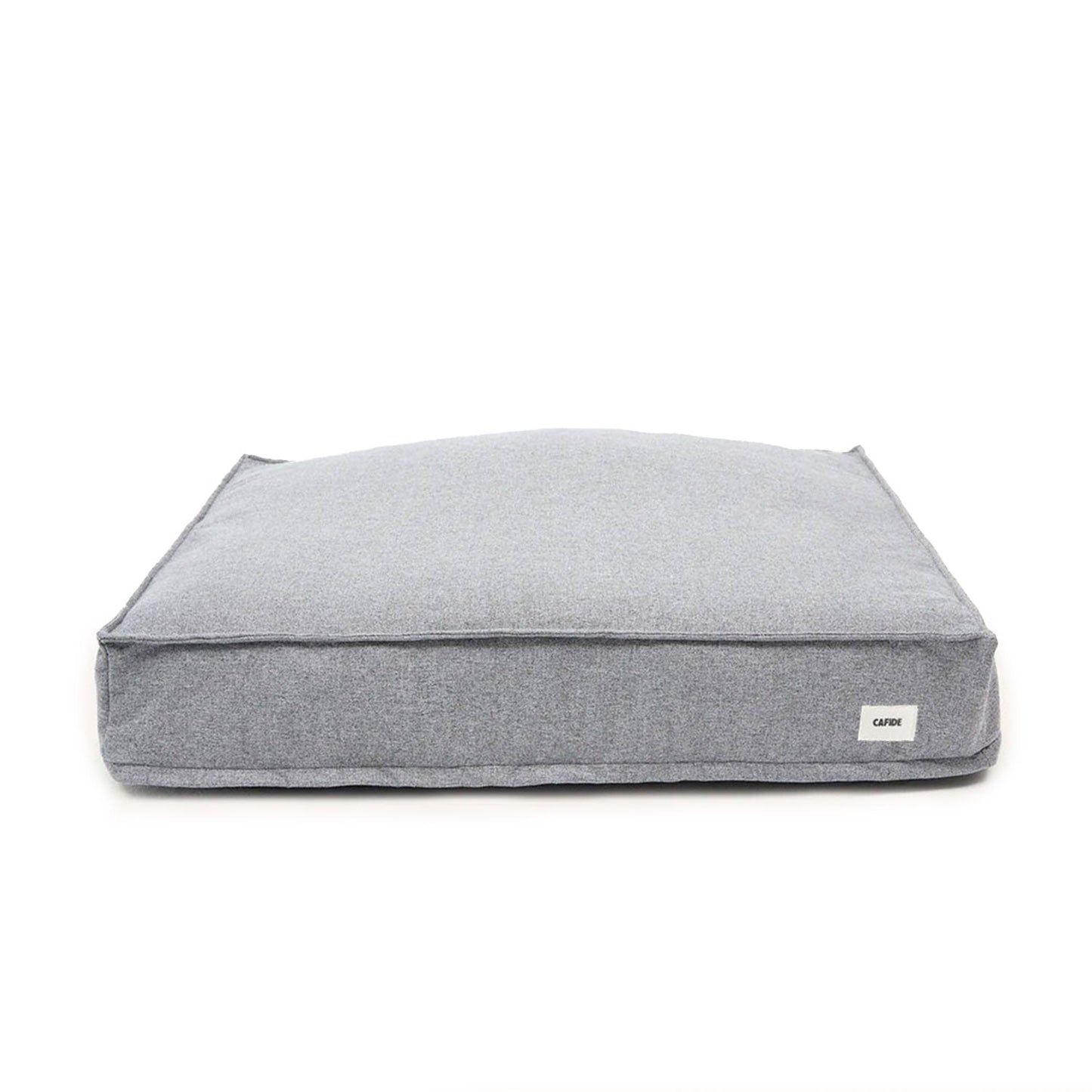 Cafide Cama De Material Reciclado Para Perro Con Tejido Basic Gris. Modelo Cuadra.