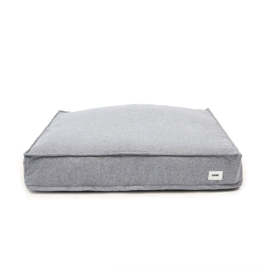 Cafide Cama De Material Reciclado Para Perro Con Tejido Basic Gris. Modelo Cuadra.