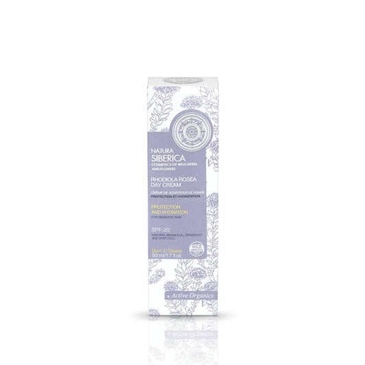Crema de día piel sensible Protección e Hidratación Natura Sibérica, 50 ml
