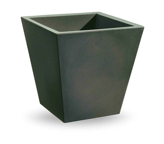 Veca Macetero Plástico Cuadrado Antracita Single 45 Cm