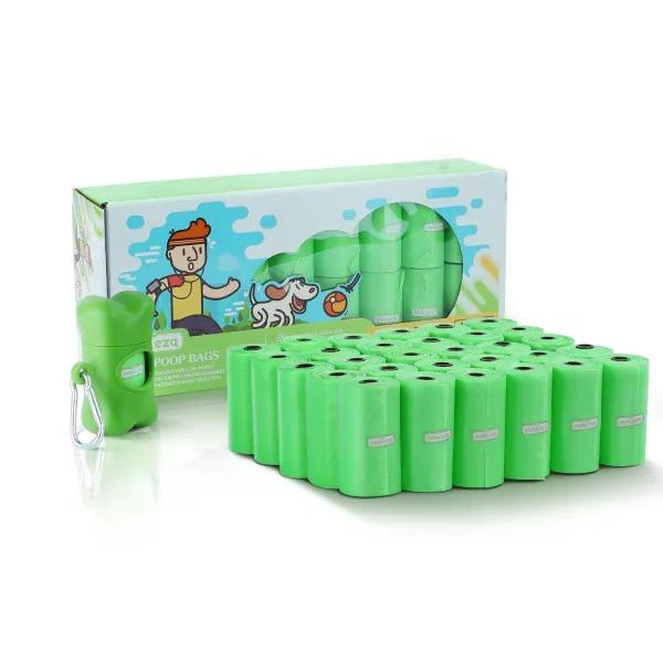 Bolsas biodegradables para excrementos con dispensador 450 Bolsas - 30 rollos