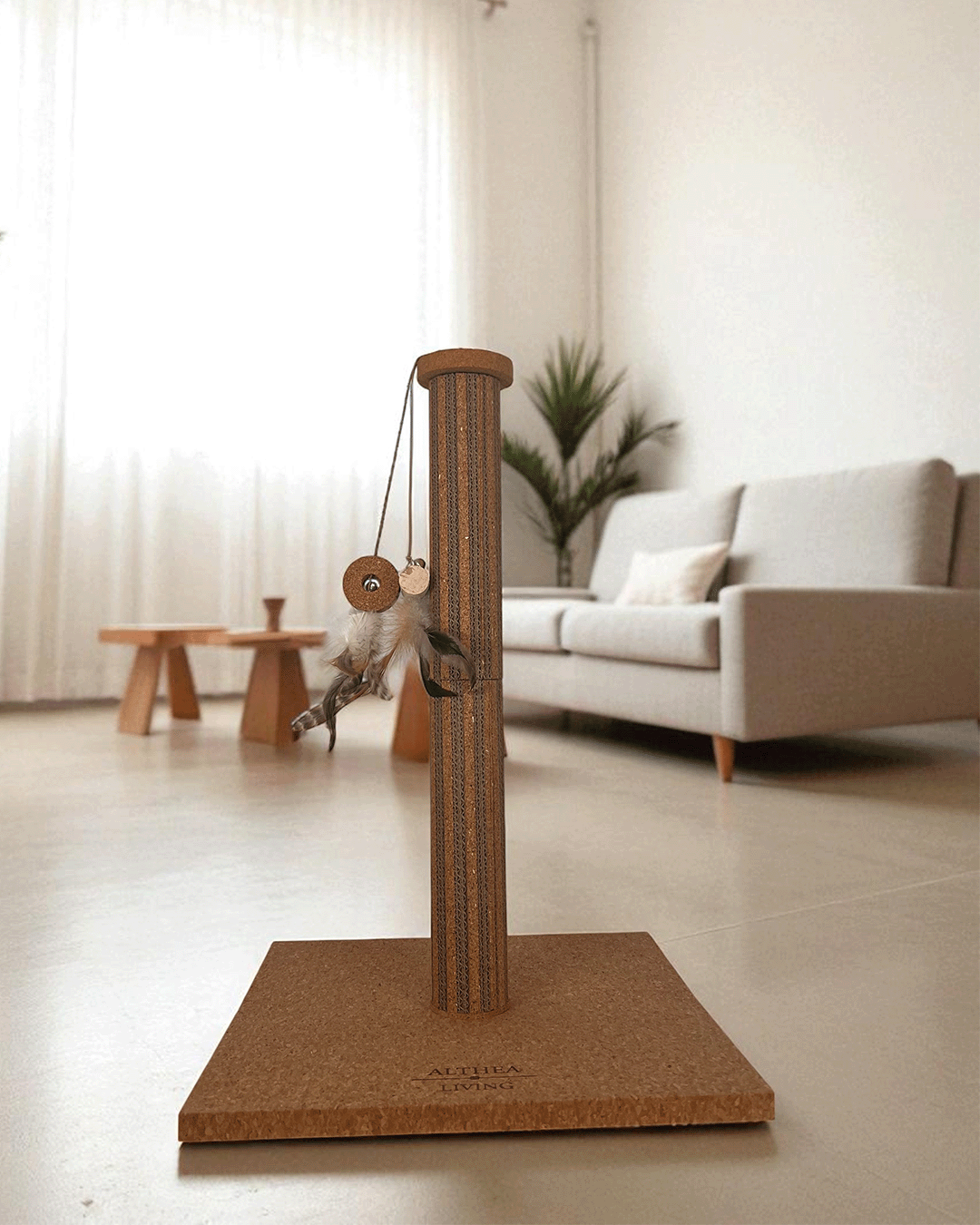 Poste Rascador De Corcho Brisa