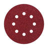 25 discos adhesivos de lijar perforadas Ø 125 mm Wolfcraft Grano 40