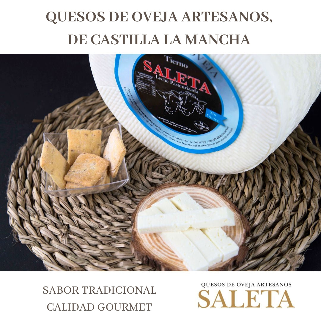 Queso Tierno Entero De Oveja (0,5kg) | Elaboración Artesana Quesos De La Mancha_5