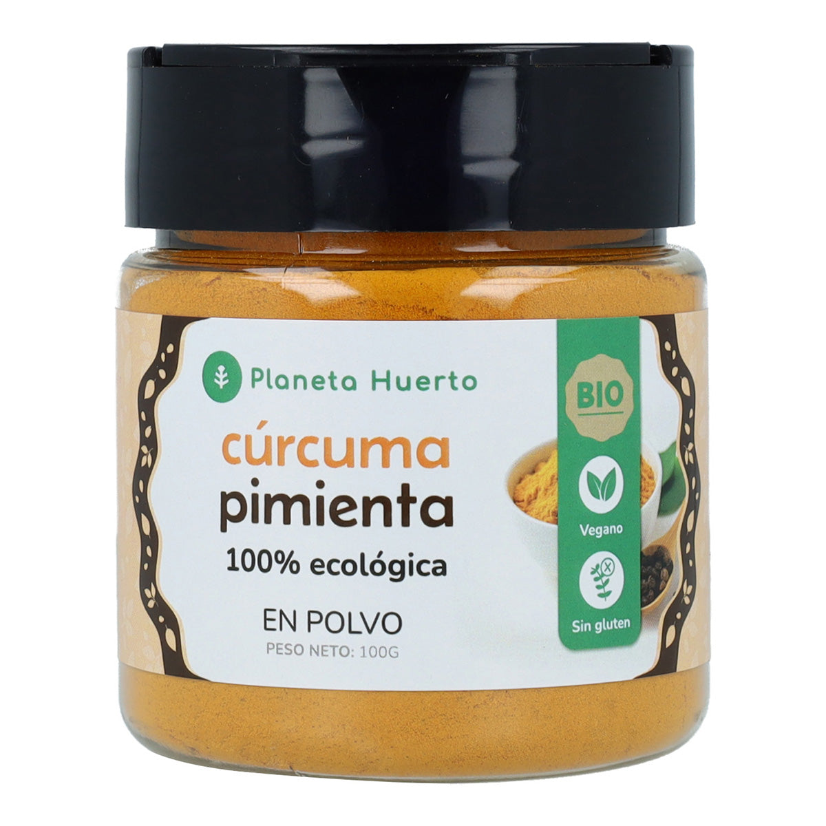 Cúrcuma + pimienta Bio ECO Planeta Huerto 100g