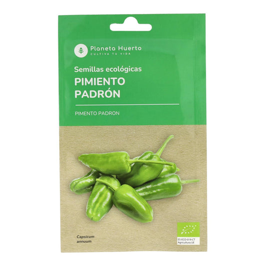 Semillas de Pimiento de Padrón ecológicas Planeta Huerto