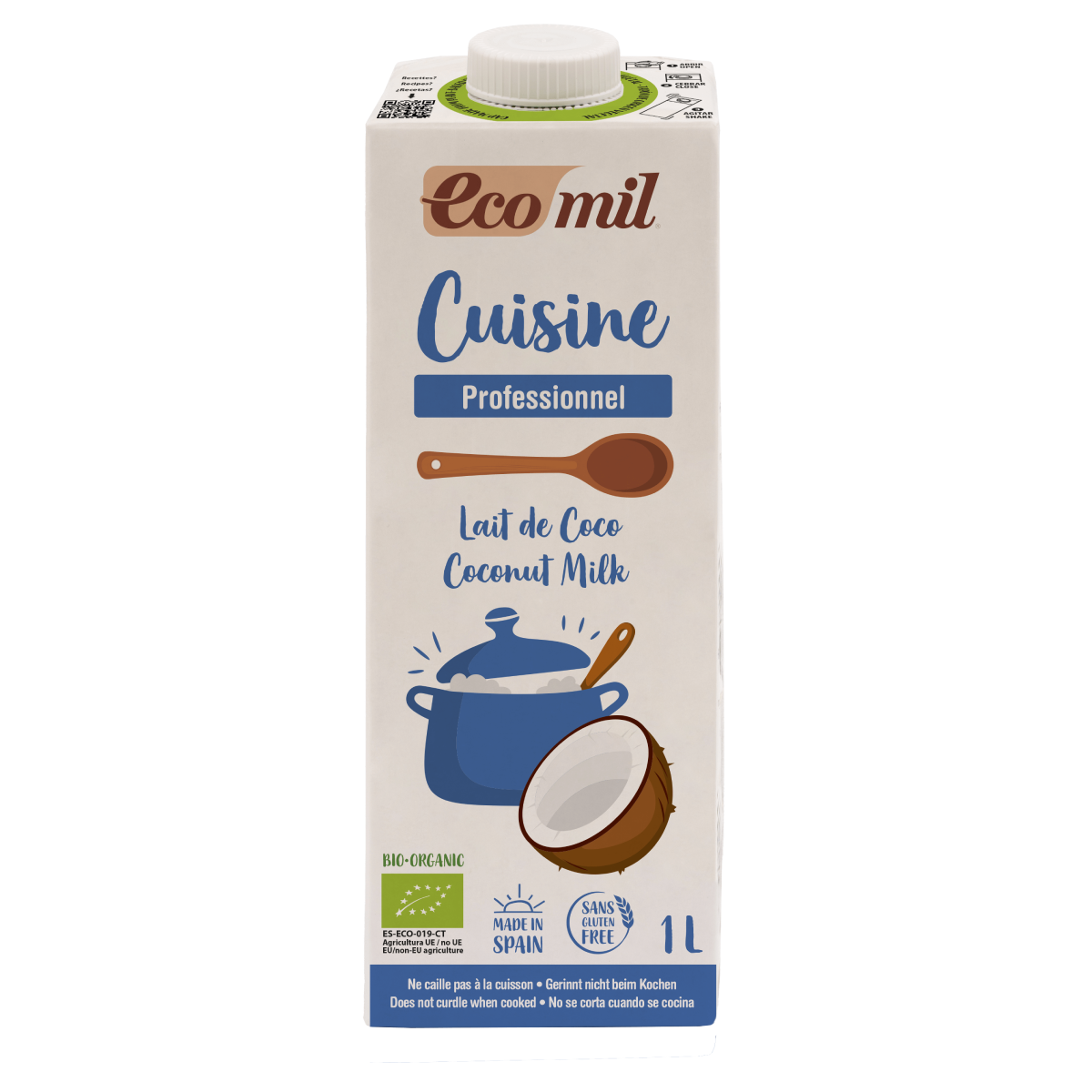Leche de Coco Cuisine Ecomil 1 L