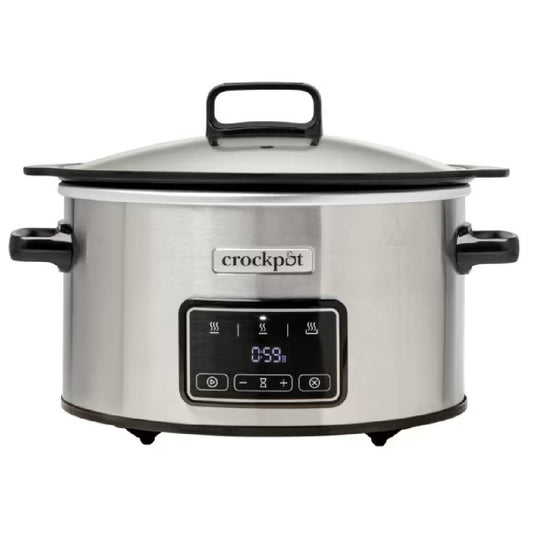 Crockpot Olla digital de cocción lenta digital Sizzle & Stew 3.5 L CSC111X