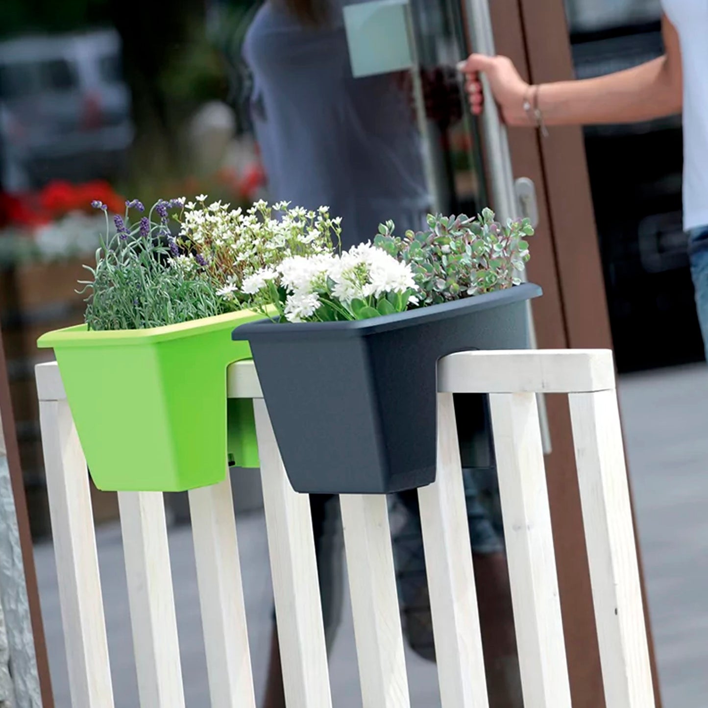 Maceta Respana Railing 9l., Dimensiones (mm) 288x298x209, Color Terracota_3