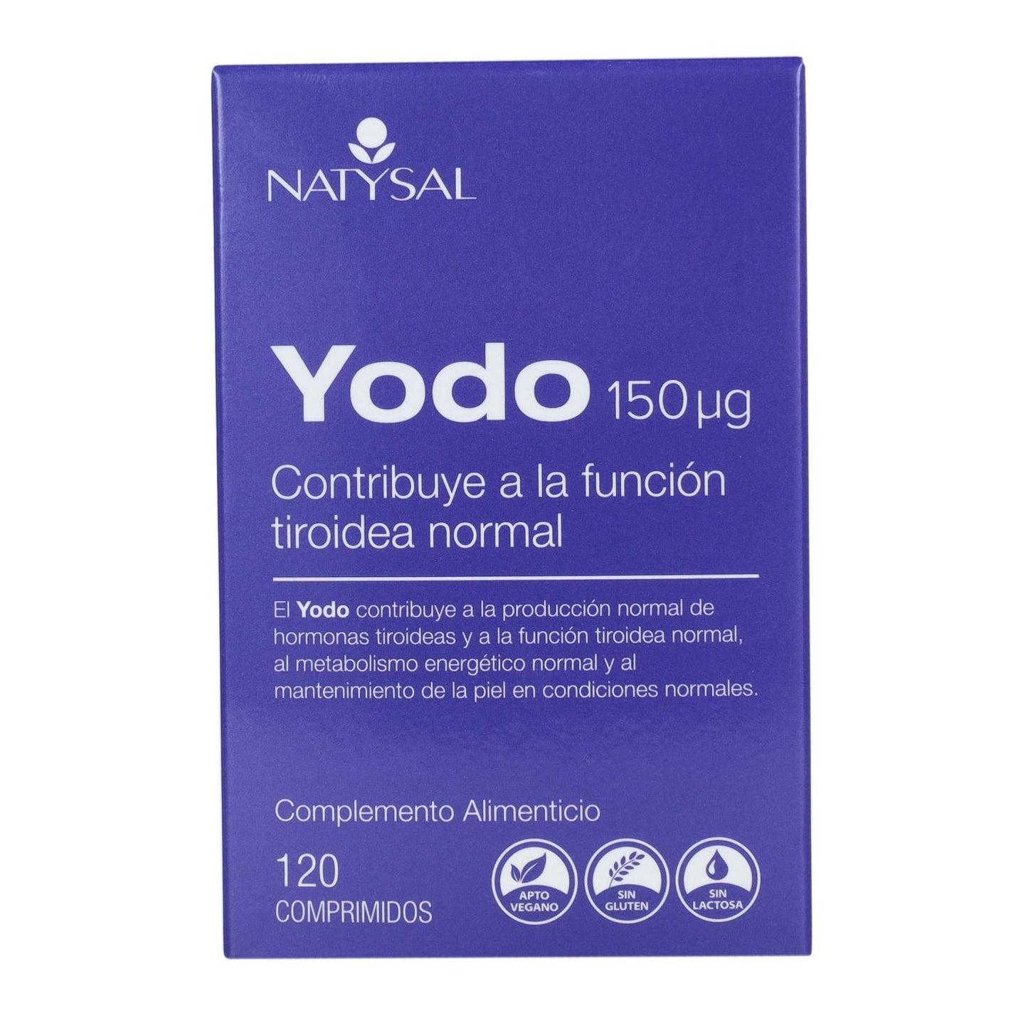 Yodo Complemento Alimenticio 120 comp Natysal