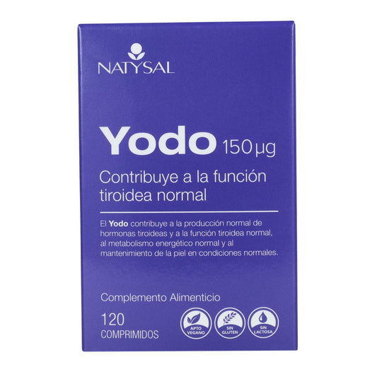 Yodo Complemento Alimenticio 120 comp Natysal