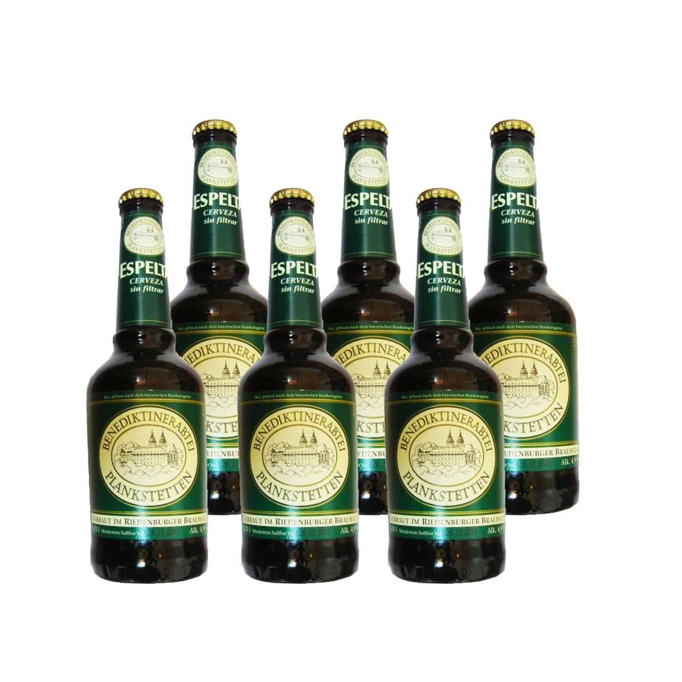 Pack 6x Cerveza espelta B. Plankstetten de 33 cl