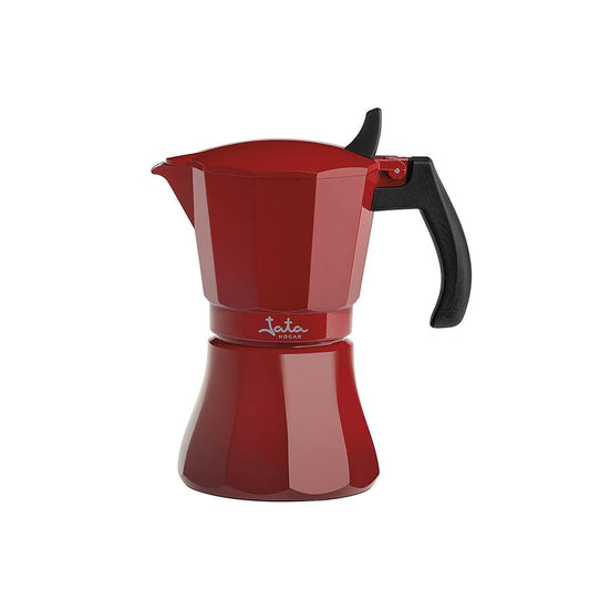 Cafetera Induction Roja  9 T Vulcano Jata