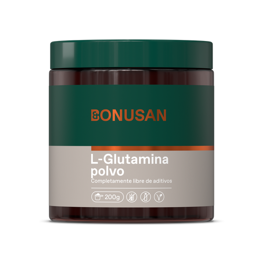 L-Glutamina polvo Bonusan 200 gramos polvo