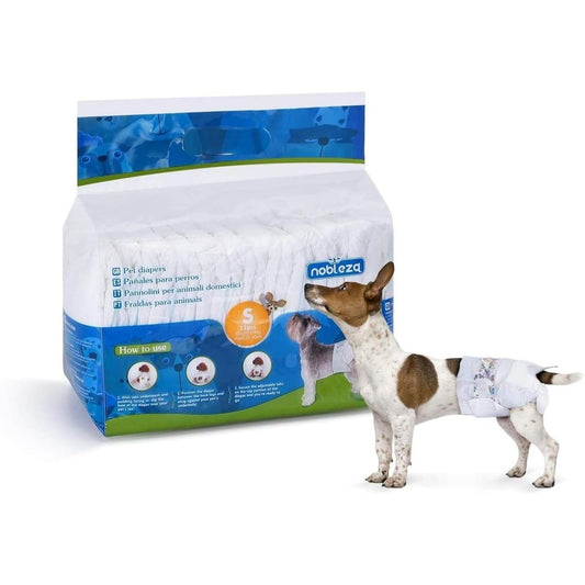 Pañales para perro Hembra S 12 uds. Nobleza