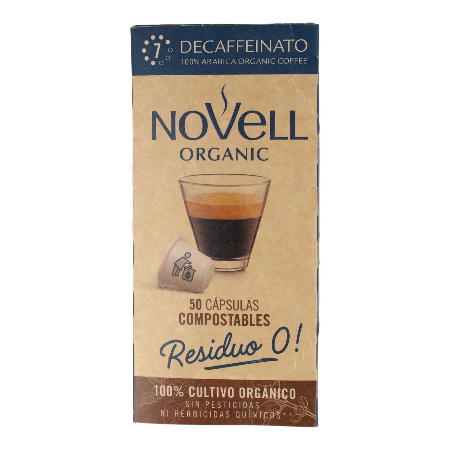 Cápsulas Compostables Descaffeinato Nespresso 50 cápsulas