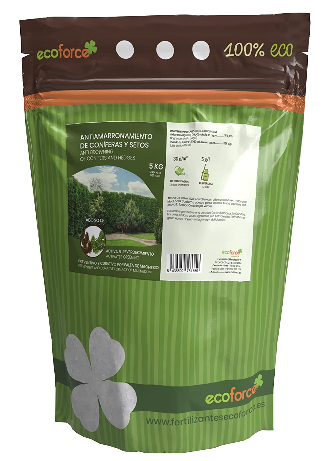 Antiamarronamiento coníferas y setos Cultivers