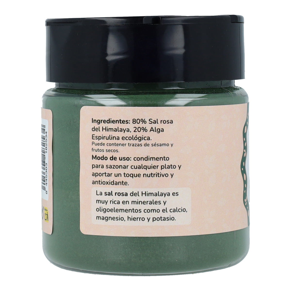 Sal Rosa con Alga Espirulina polvo ECO Planeta Huerto 100g