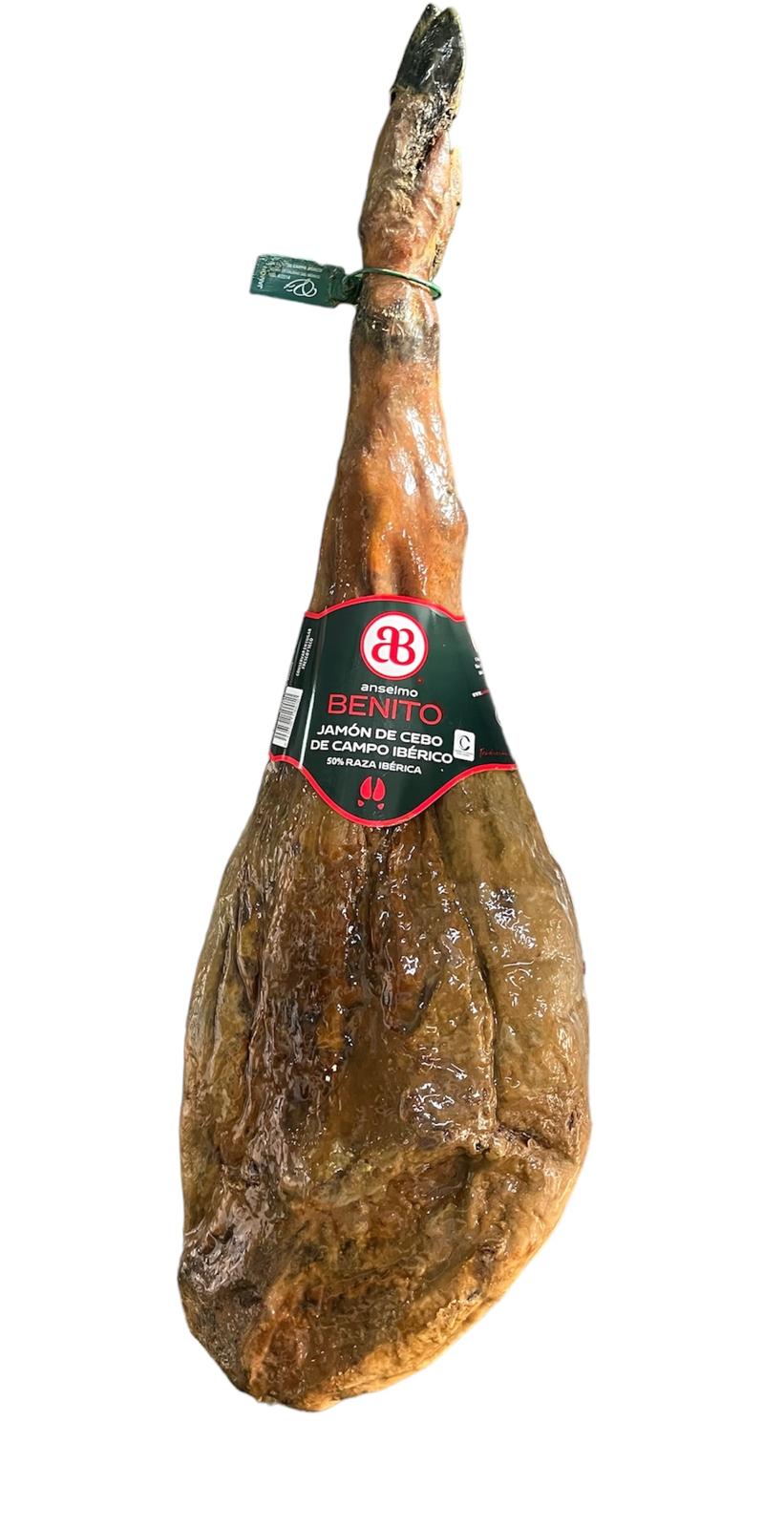 Jamón De Cebo De Campo Ibérico 50% R.i. Anselmo Benito Jamón Cebo Campo 50 % R.i. Benito (9/9.5 Kg)_2