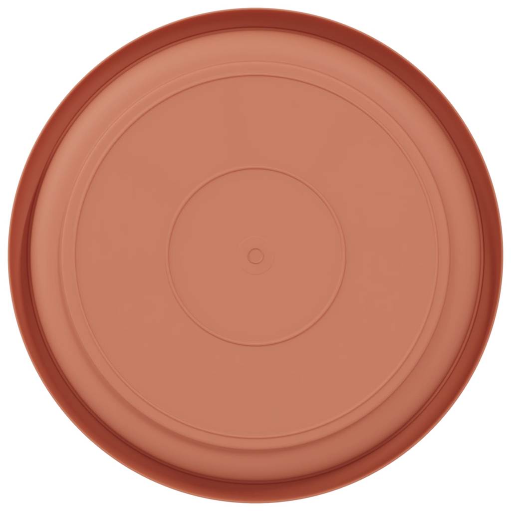 Bandeja Redonda Para Flores 24 Uds. Rojo Ladrillo Ø 14 X 2 Cm_5