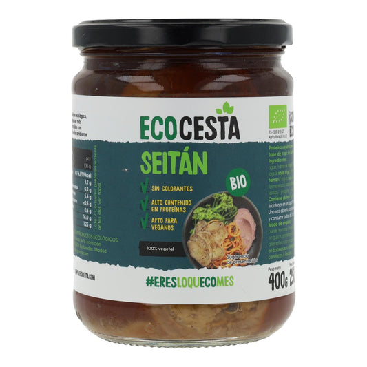 Seitán Bio en conserva Ecocesta 400 gr