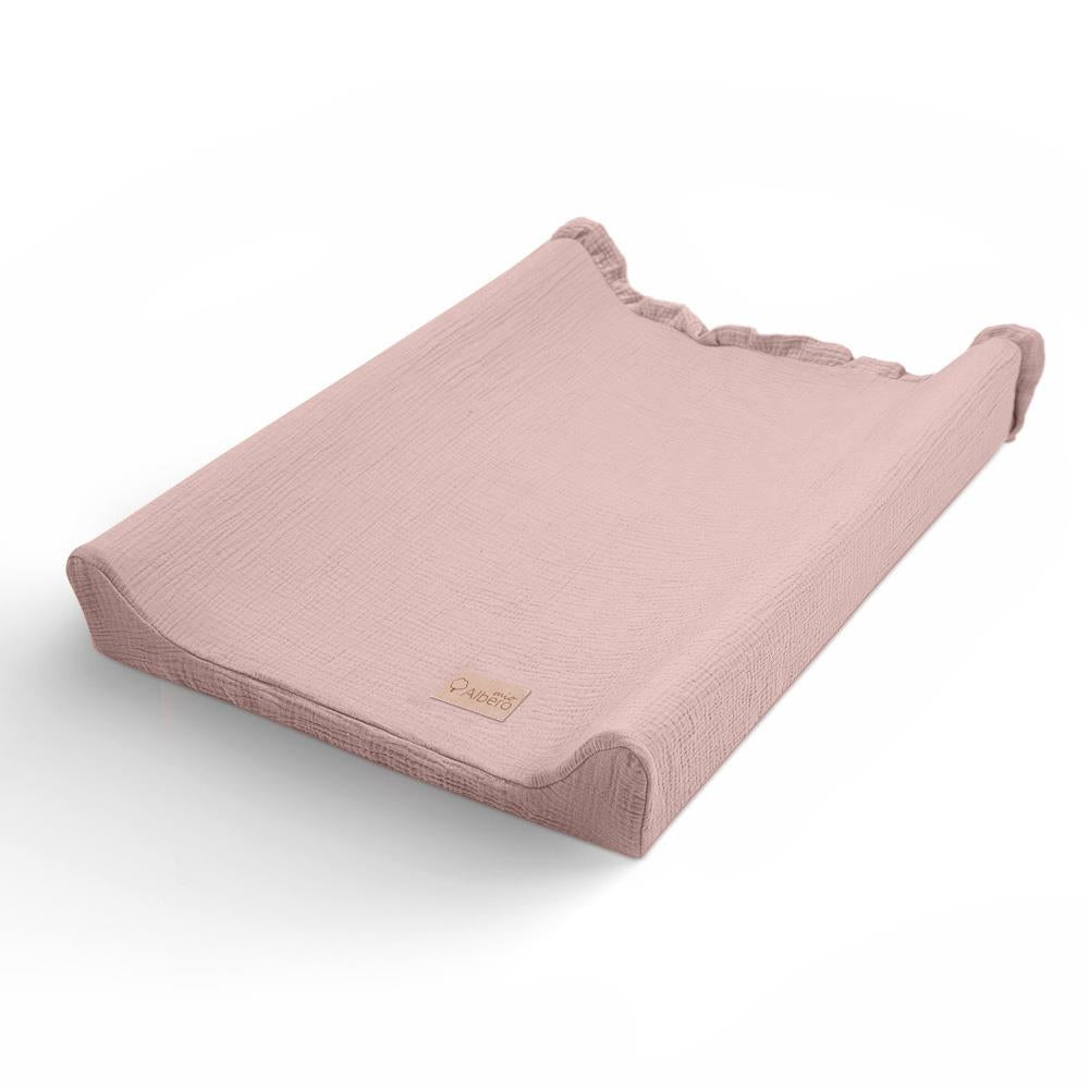 Funda De Cambiador Muselia Algodón 100% Cotton Color Rosa