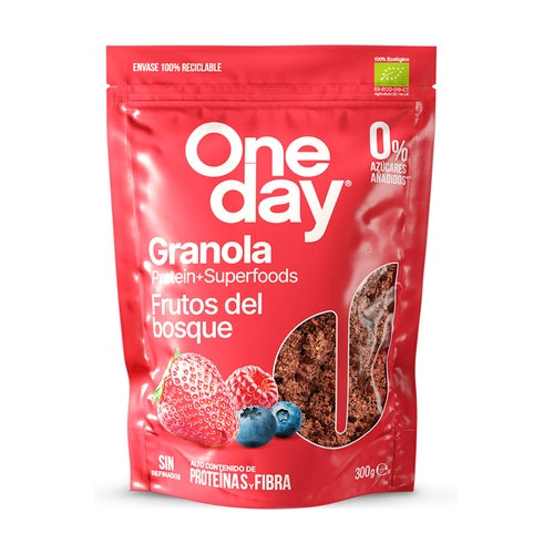Granola frutos bosque Protein & Superfoods ONE DAY 300 gr BIO