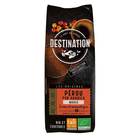 Café Molido Perú Pur Arábica 100% BIO Destination 250 g