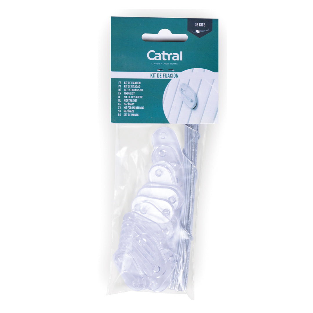 Kit De Fijación Transparente Para Cañizos De Pvc Unico / Multicolor_0
