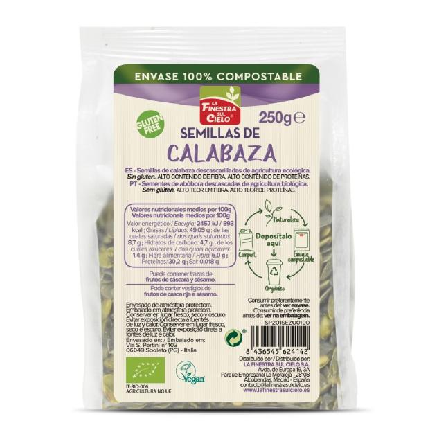 Semillas de Calabaza La Finestra Sul Cielo 250 g