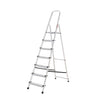 Oryx Escalera Aluminio 7 Peldaños Plegable, Uso Doméstico, Antideslizante, Ligera Y Resistente