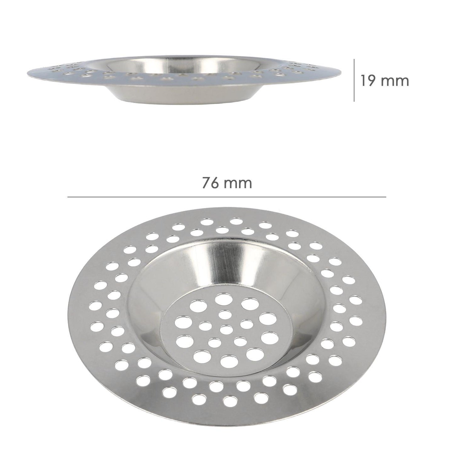 Filtro Cestillo Para Lavabo / Fregadero Inoxidable 8 Cm.