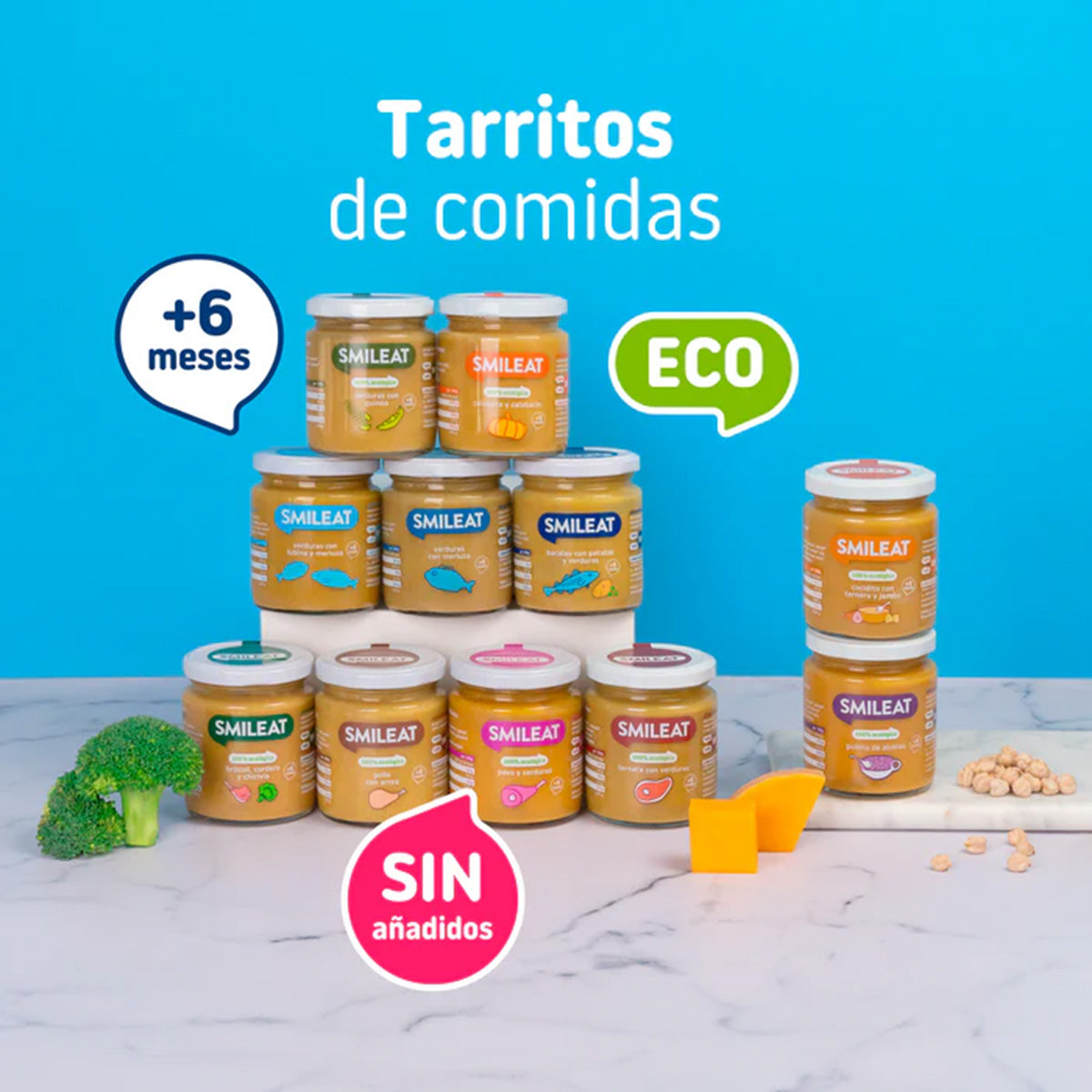 PROMO 3x Tarrito BIO pavo y verduras +6 meses Smileat 230g