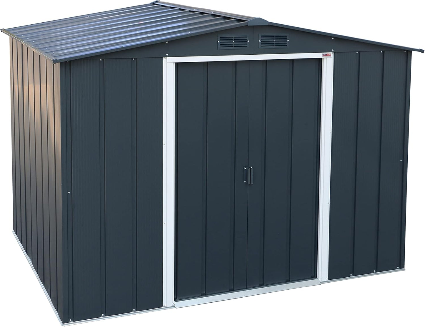 Duramax - Caseta Jardín - Eco Altea 8x6 - Metal - Color Gris Antracita_5