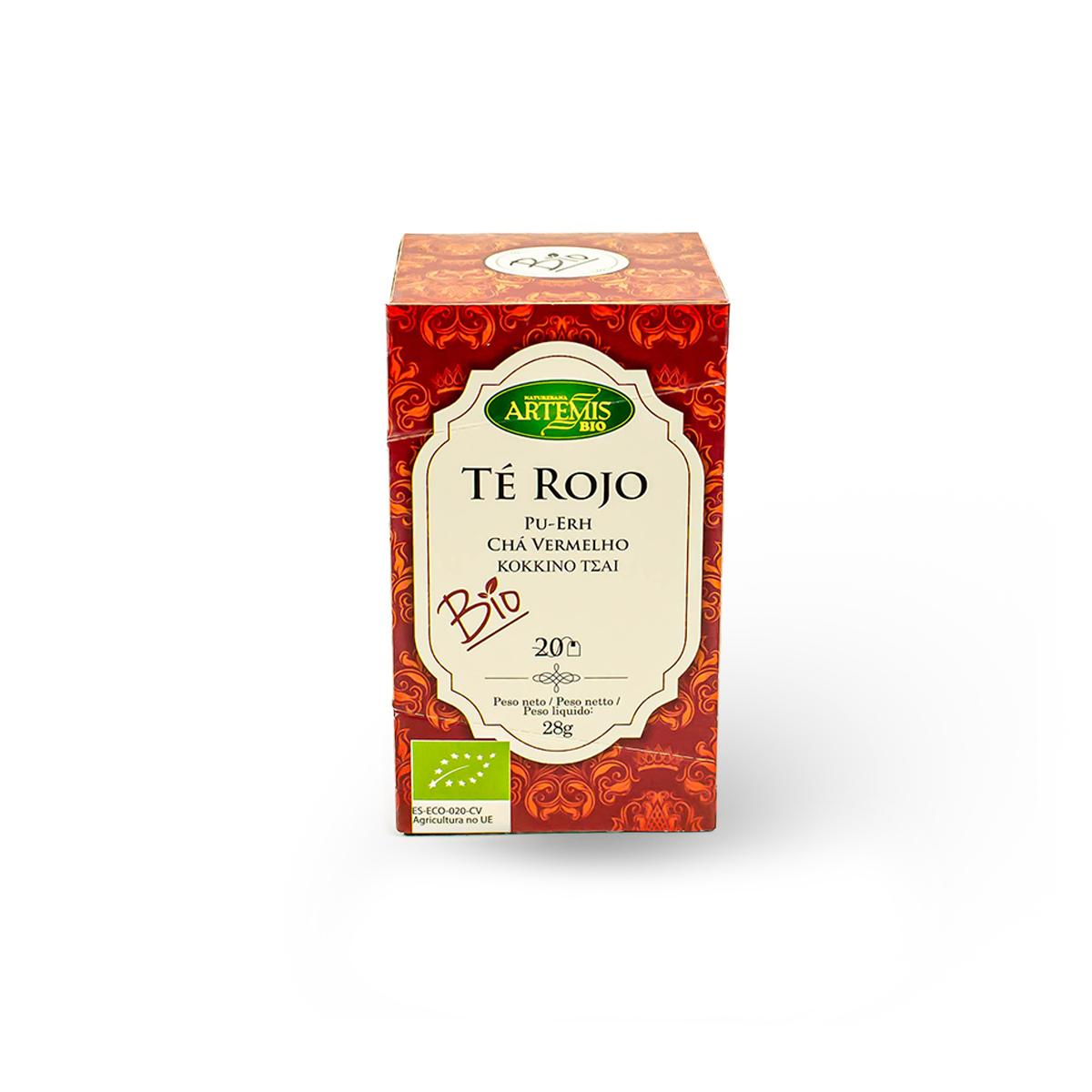 Te Rojo Puerh Bolsitas Eco 20 Filtros Artemisbio