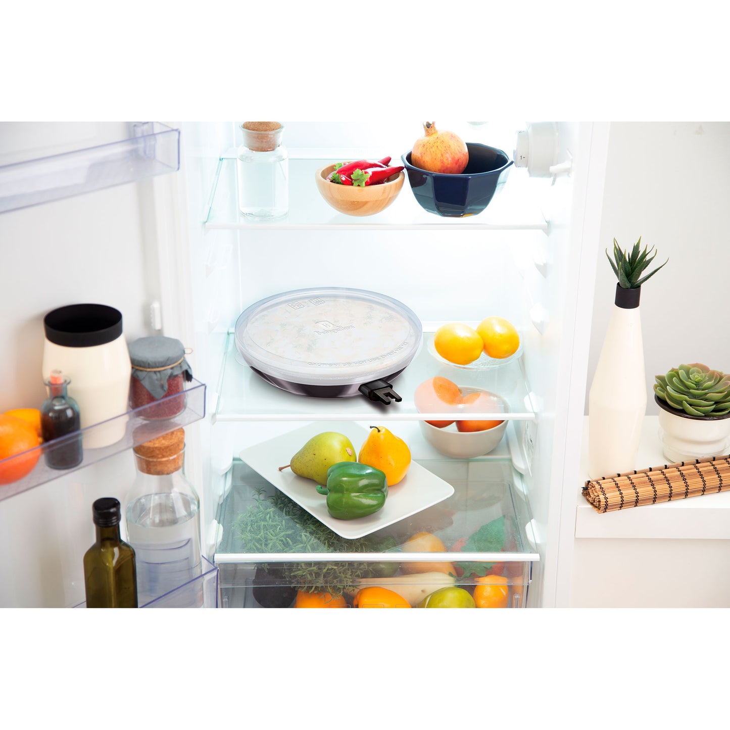 Batería De Cocina Aluminio Forjado Antiadherente Sin Pfoa, Set 2 Cacerolas, 1 Sartén, Tapas Berlinger Haus Carbon Pro Gris Oscuro