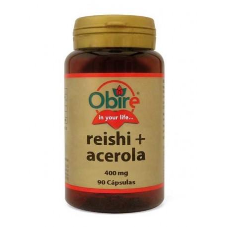 Reishi ( micelio ) y Acerola 400 mg Obire, 90 cápsulas